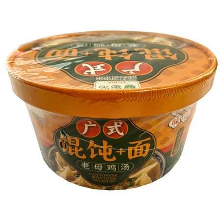 Лапша с вонтонами LeiQia со вкусом морепродуктов 95г