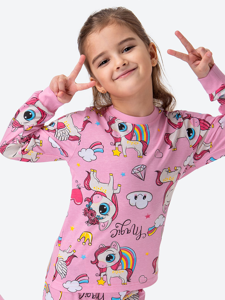 Пижама HappyFox HF00301розовый - фото 7