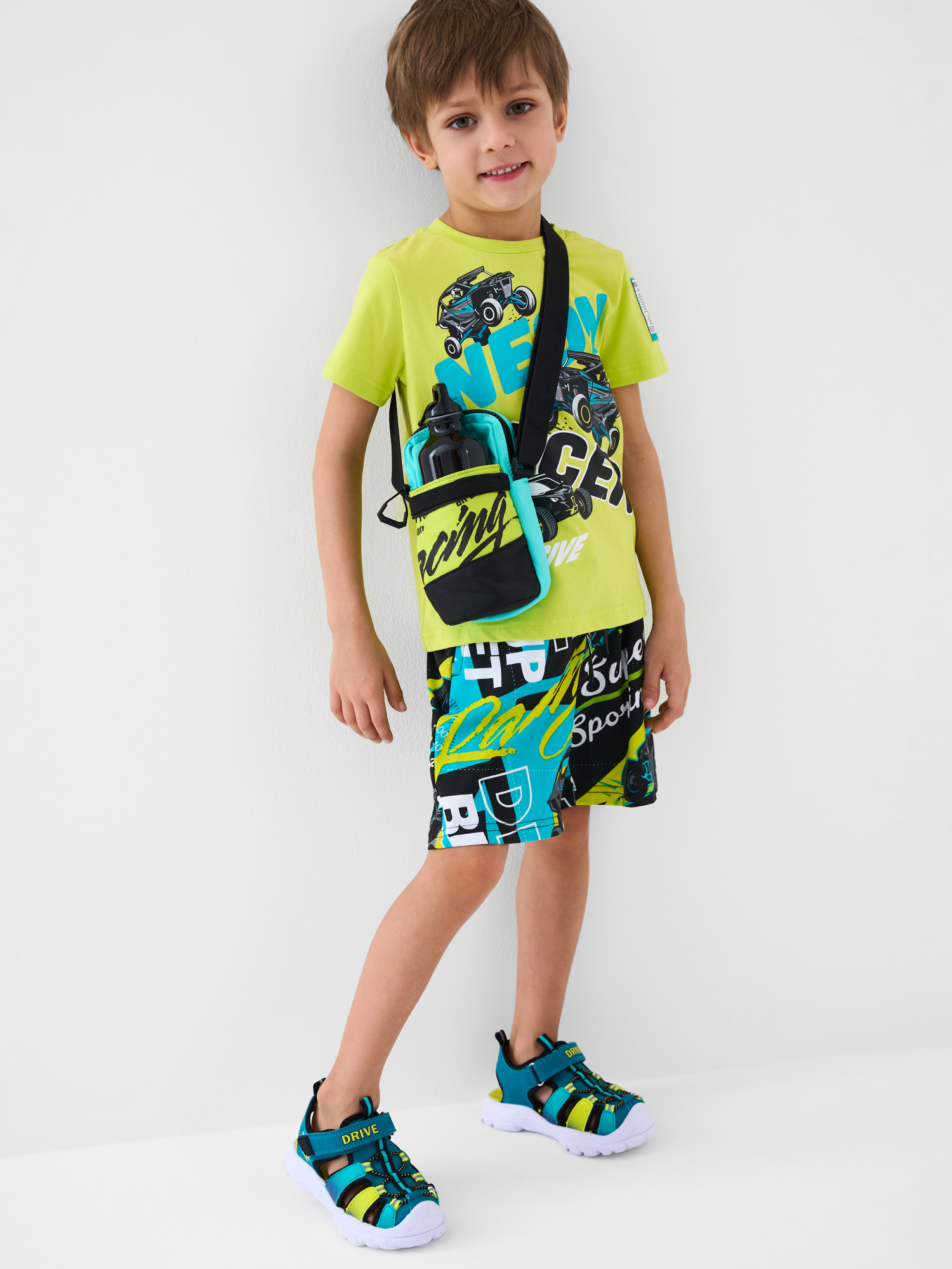 Сумка кросс-боди, бутылка для воды и брелок PlayToday 12612822 - фото 2