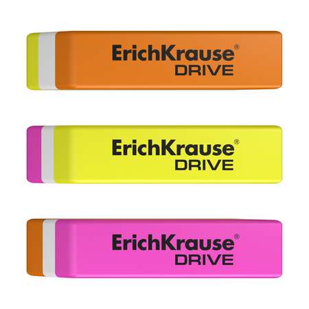 Ластик ErichKrause Drive 3 шт.