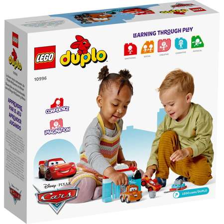 Конструктор LEGO DUPLO Мойка Молния МакКуин и Мэтр блочный