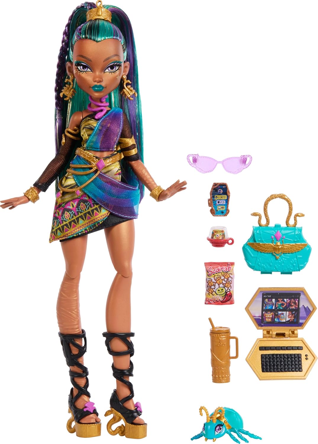 Кукла модельная Monster High Nefera JDR48 - фото 6