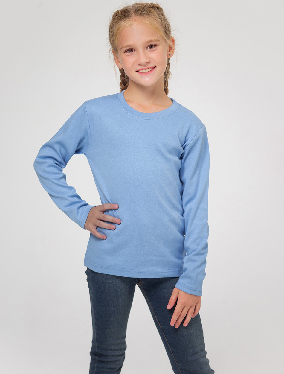 Лонгслив HappyFox HF5502голубой - фото 1