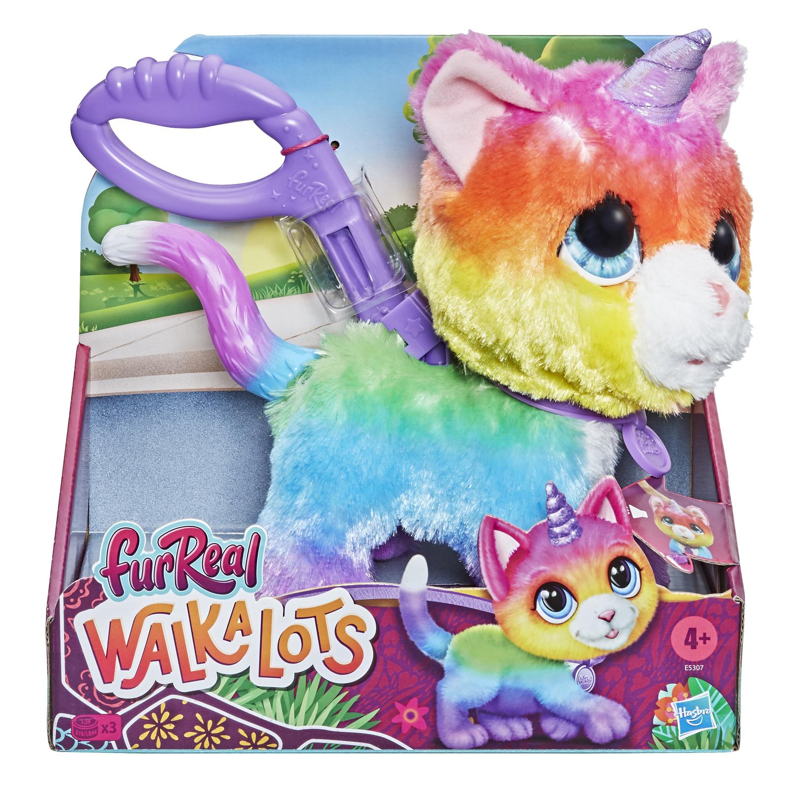 Игрушка FurReal Friends Котик-единорожек на поводке E5307EU6 - фото 2