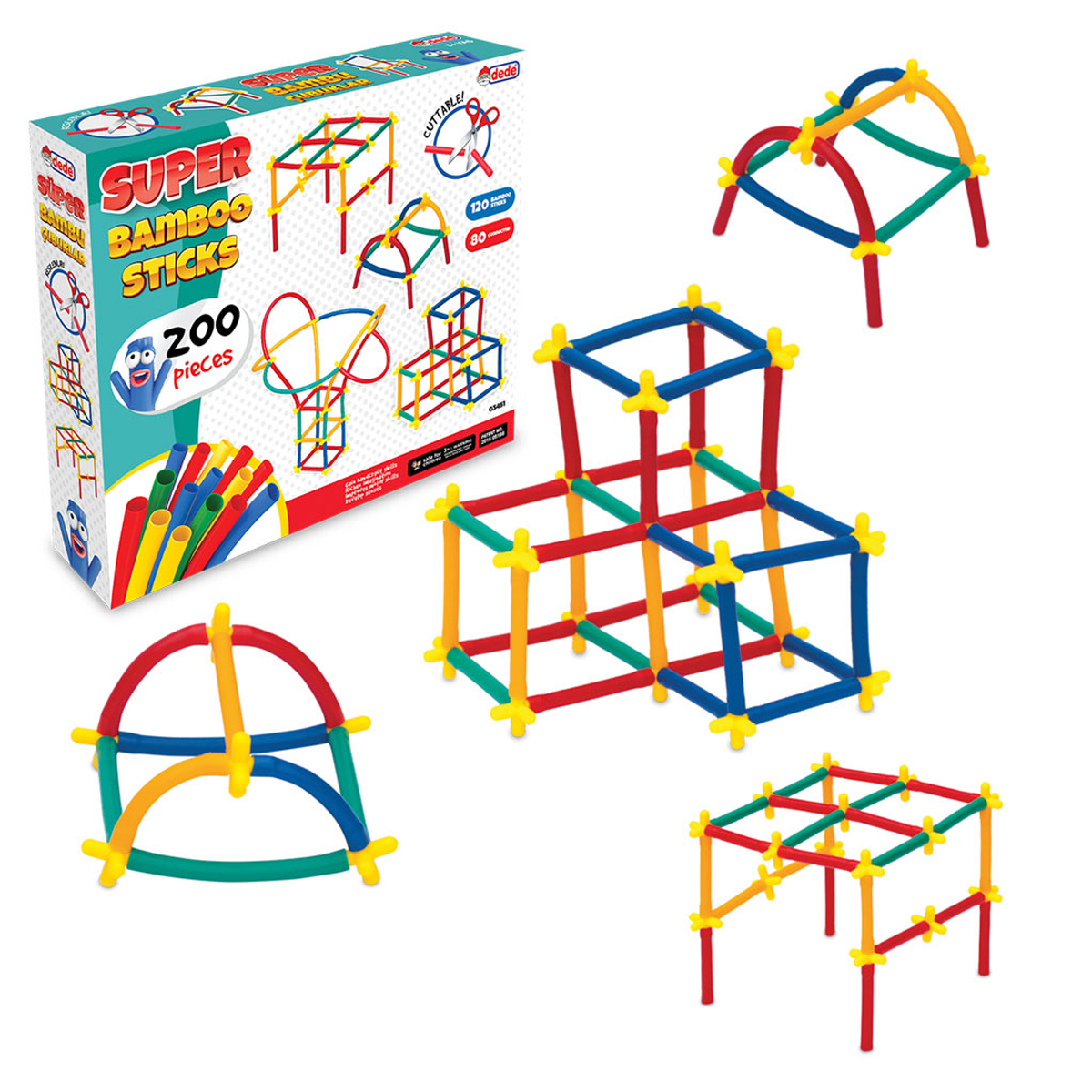 Конструктор Dede 200 дет. - фото 1