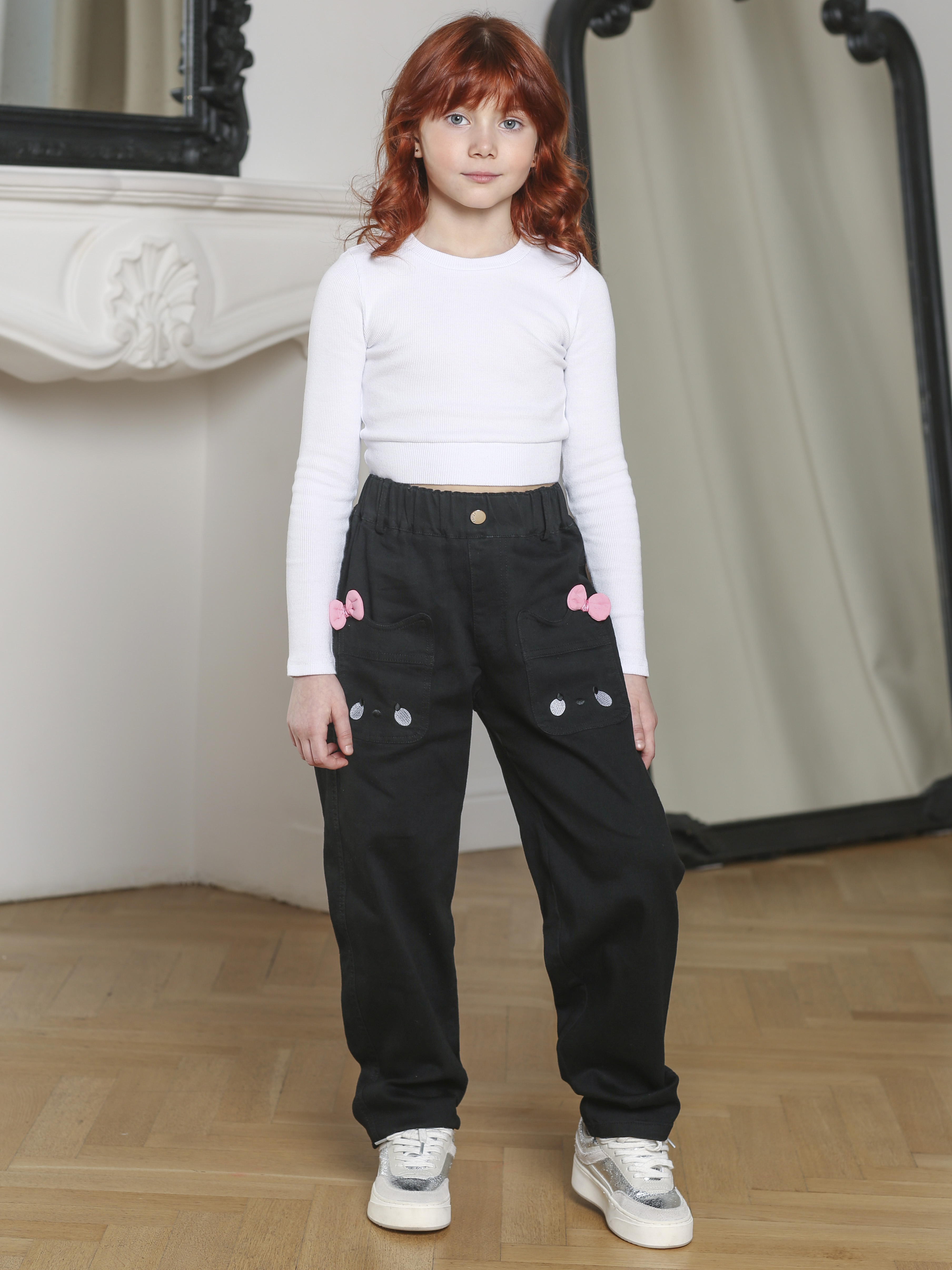 Джинсы-бананы СИНИЙ МИР RB1003-IL - фото 4