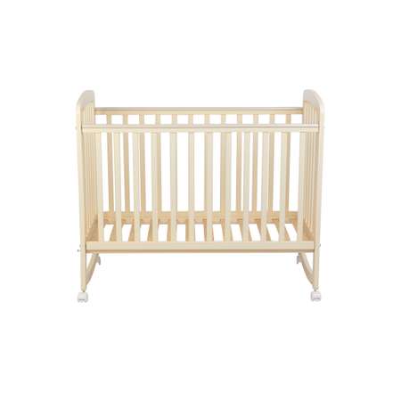 Детская кроватка Polini kids прямоугольная, без маятника (бежевый)
