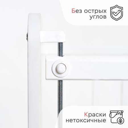 Детская кроватка Tomix прямоугольная, без маятника (белый)