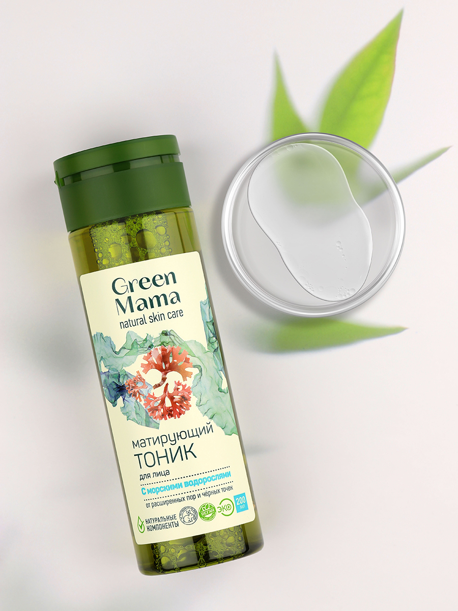 Тоник Green Mama матирующий от черных точек 200 мл 1 шт. - фото 10