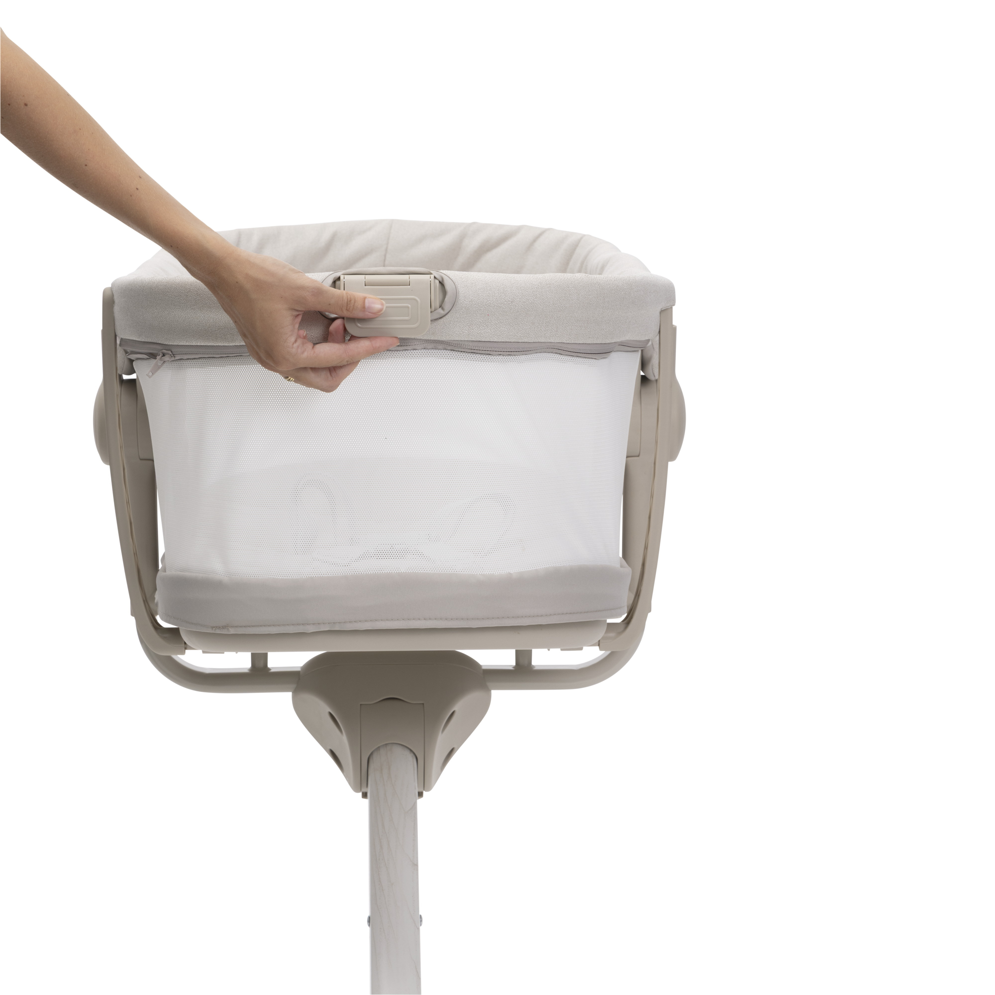 Детская кроватка Chicco Baby Hug Armonia 4в1 с рождения до 3 лет Mother Pearl овальная, без маятника (молочный) - фото 13