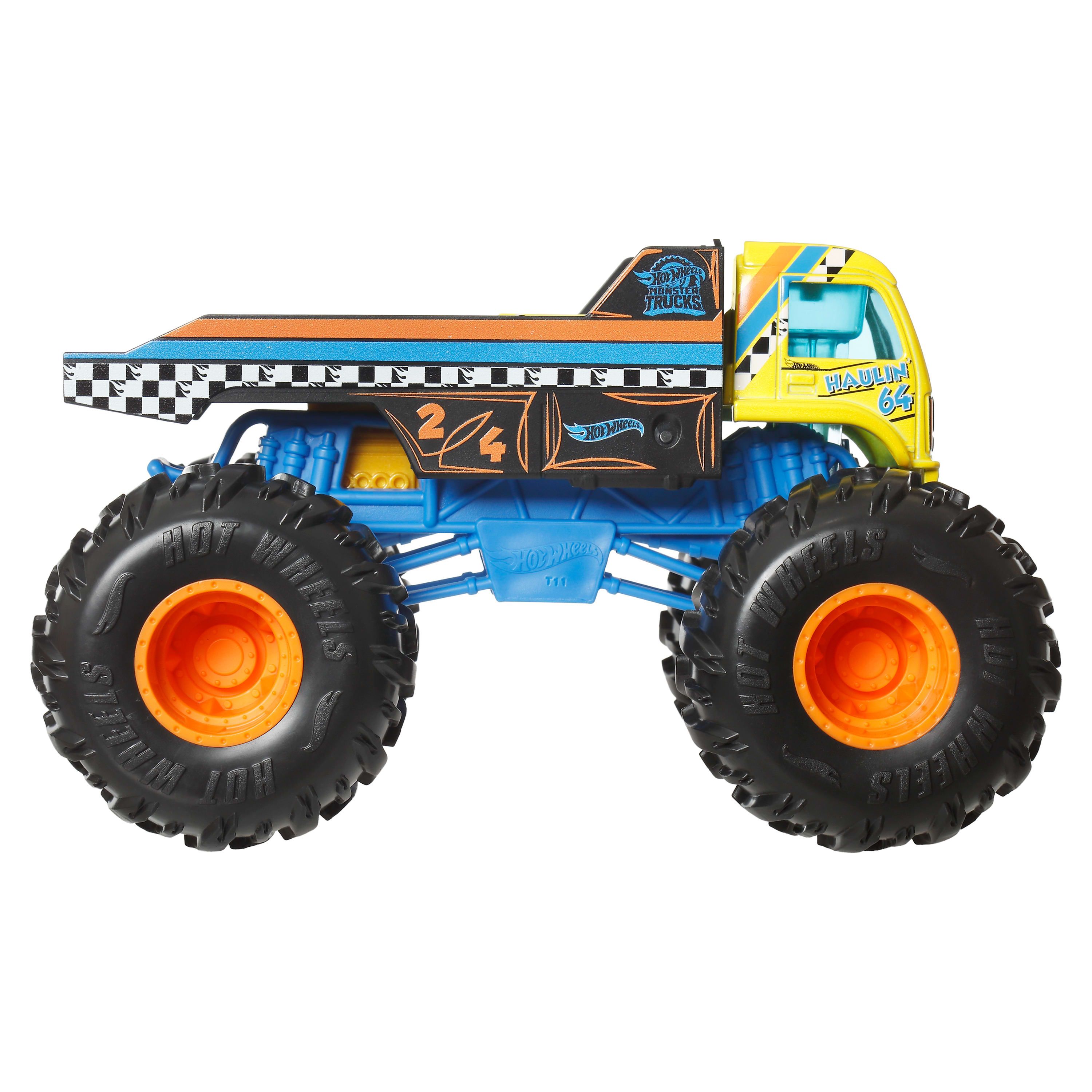 Монстр-трак Hot Wheels Haulin 64 1:24 FYJ83/JKP82 - фото 3