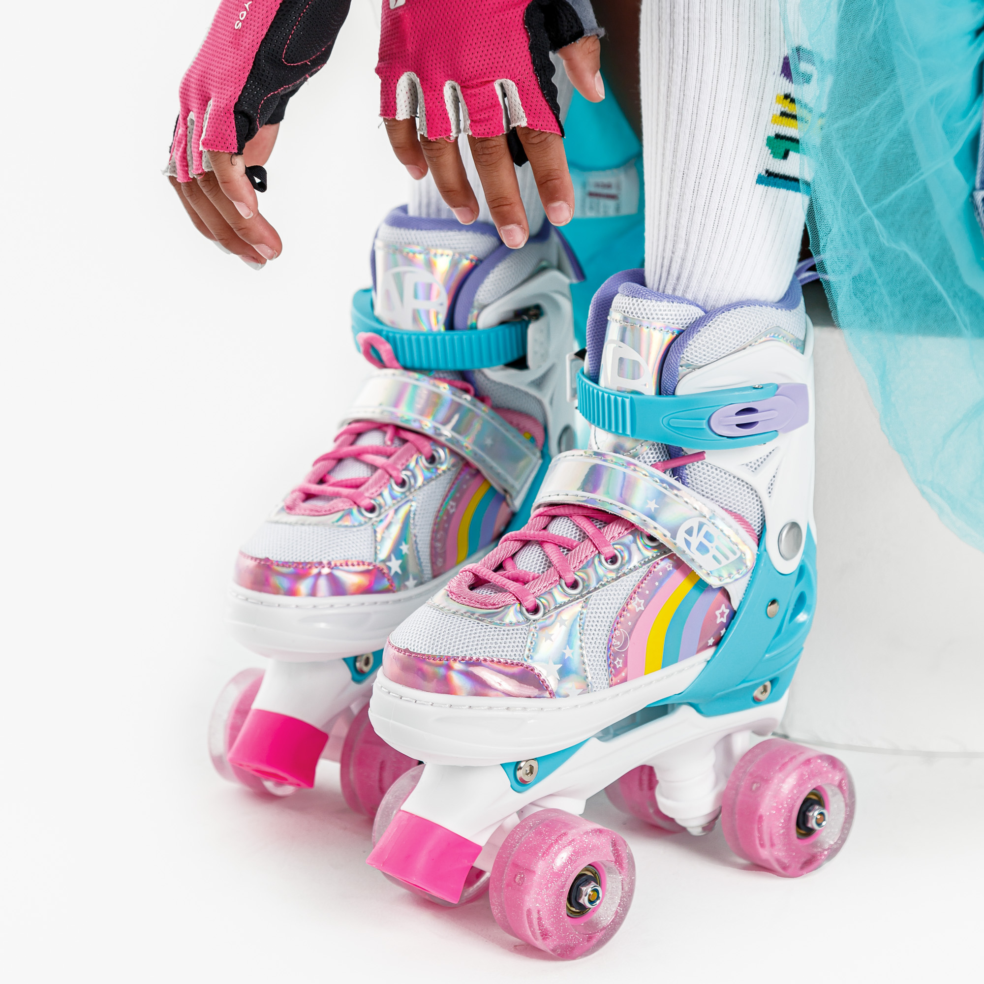 Роликовые коньки Amarobaby 34-37 - фото 16