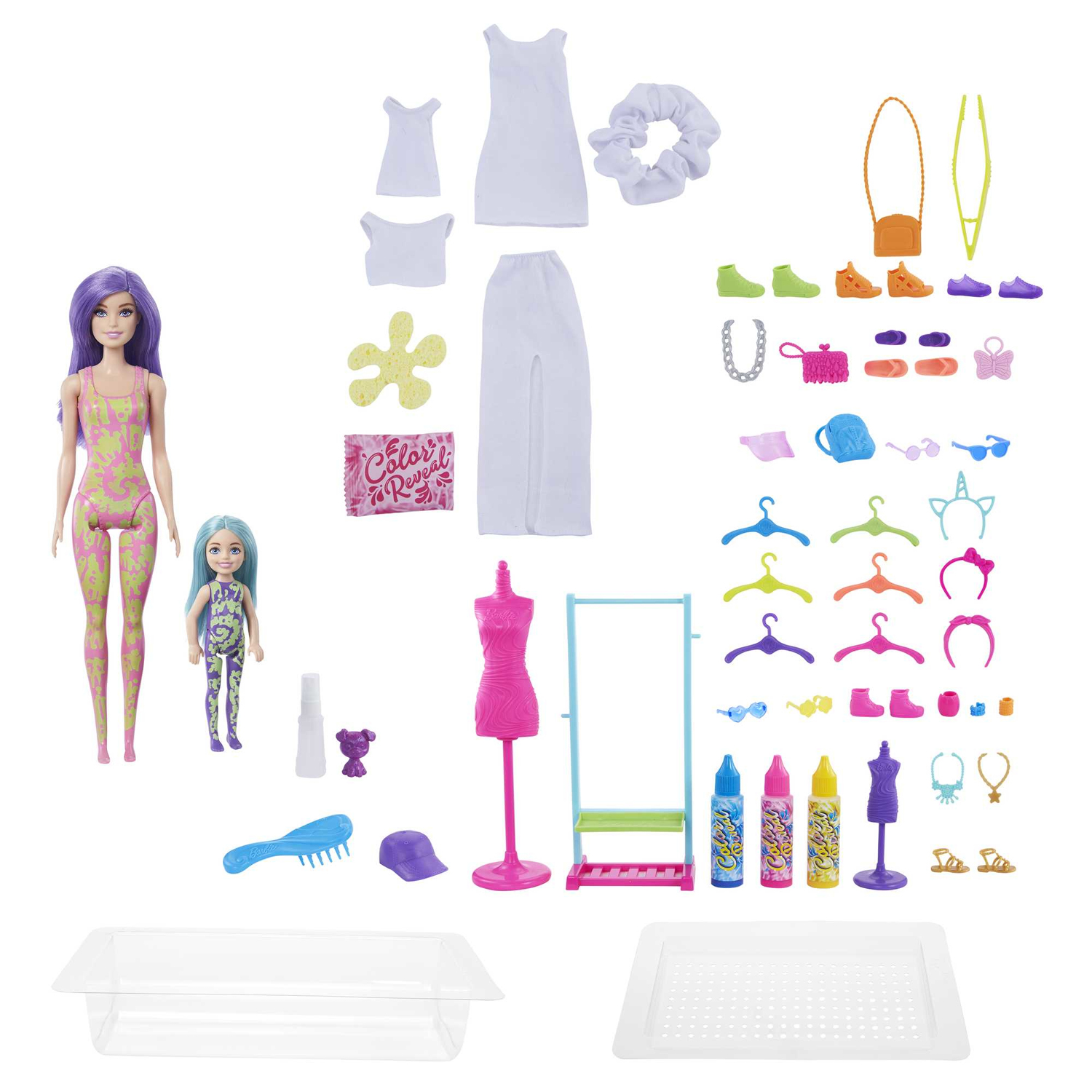 Кукла модельная Barbie Tie-Dye Fashion Maker HCD29 - фото 6