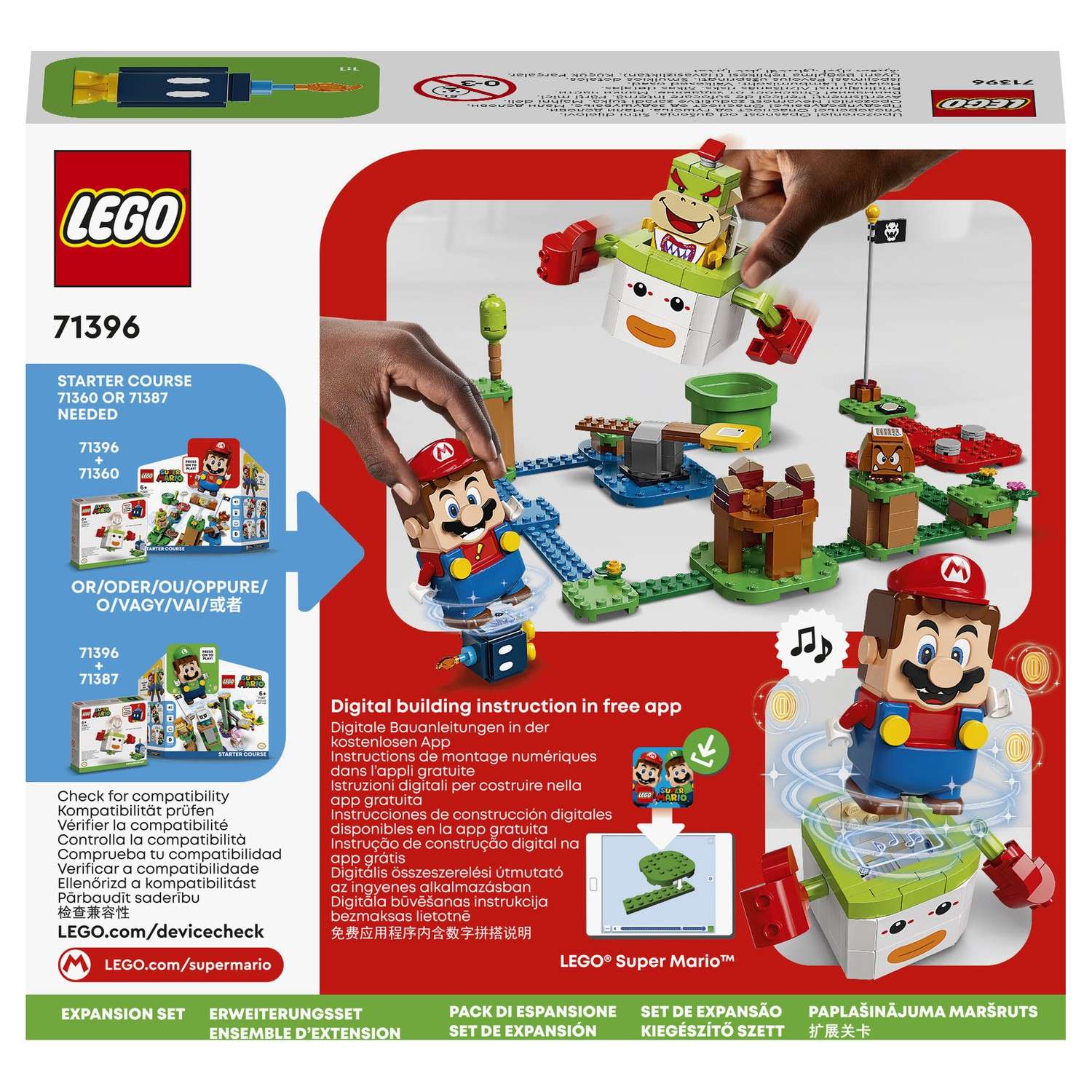Конструктор LEGO Super Mario Bowser Jr. Clown Car 84 дет. - фото 3