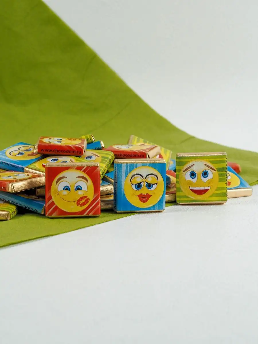 Маленькие шоколадки KORTEZ Веселые Мэйлики 100 шт 5г глазурь - фото 10