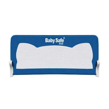 Барьер защитный для кровати Baby Safe Ушки 120х42 синий