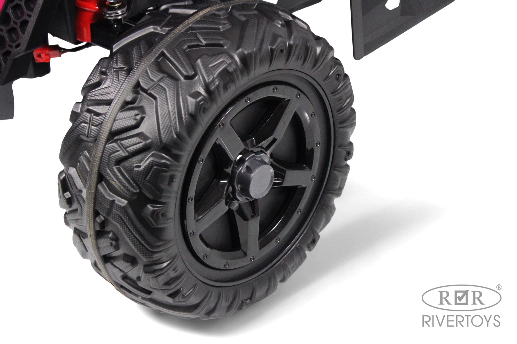 Электромобиль RIVERTOYS K555KK-BUGGY-PINK С пультом ДУ - фото 11