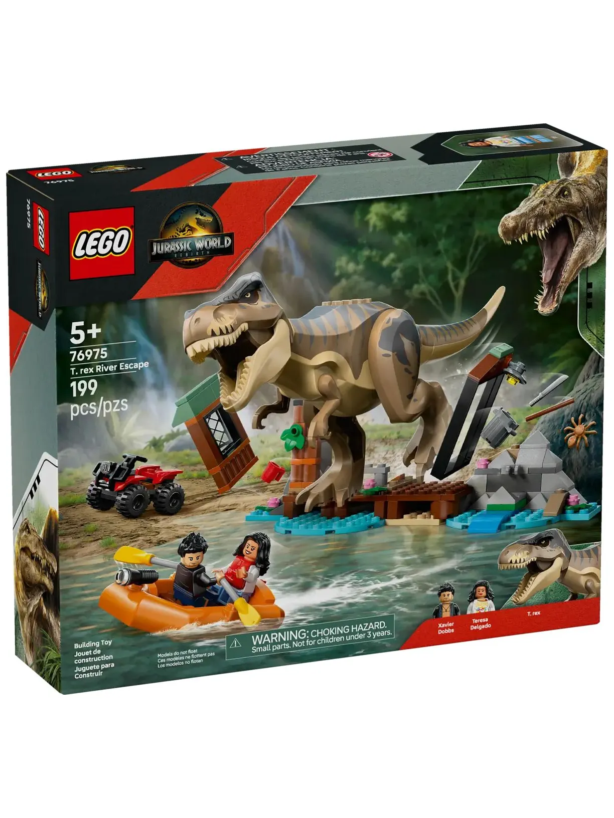 Конструктор LEGO Jurassic World Побег по реке 199 дет. - фото 2