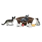 Игровой набор Lundby Кошачья семья