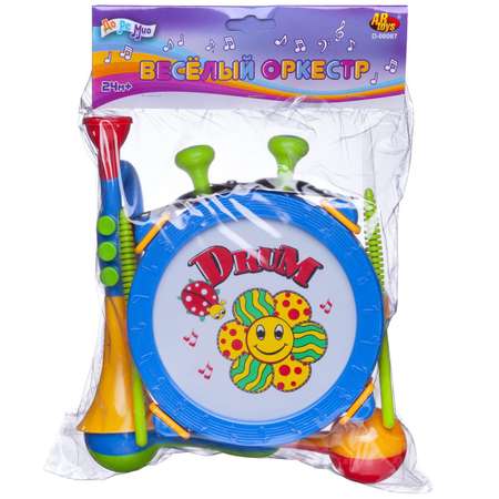 Игрушка музыкальная Abtoys ДоРеМио барабаны, маракас