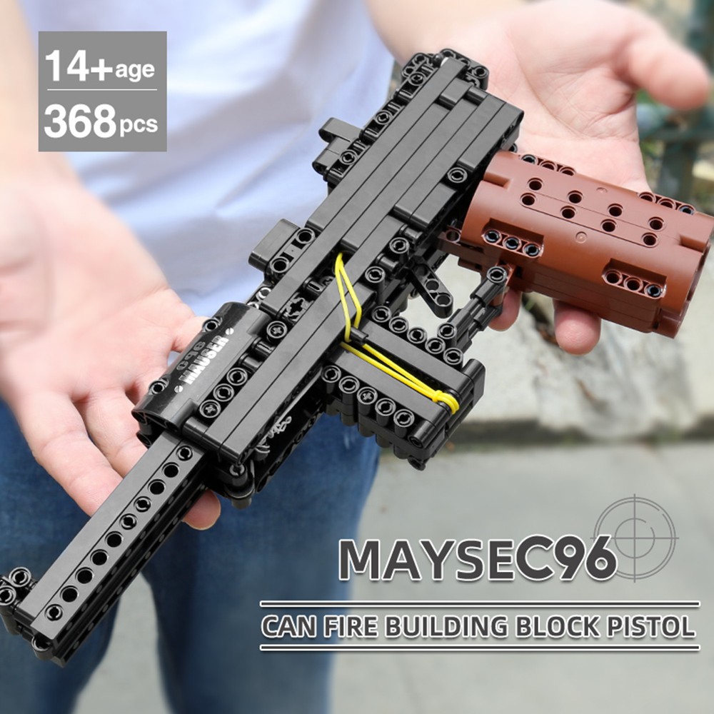 Конструктор Mould King Пистолет Маузер К98 блочный - фото 7