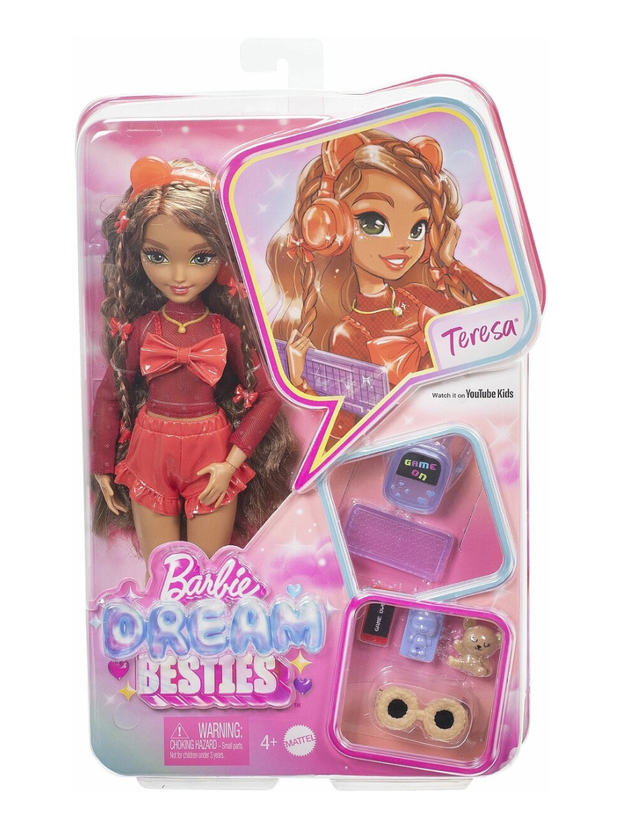 Кукла модельная Barbie Dream Besties HYC23 Тереза Барби высота 29 см HYC23 - фото 4