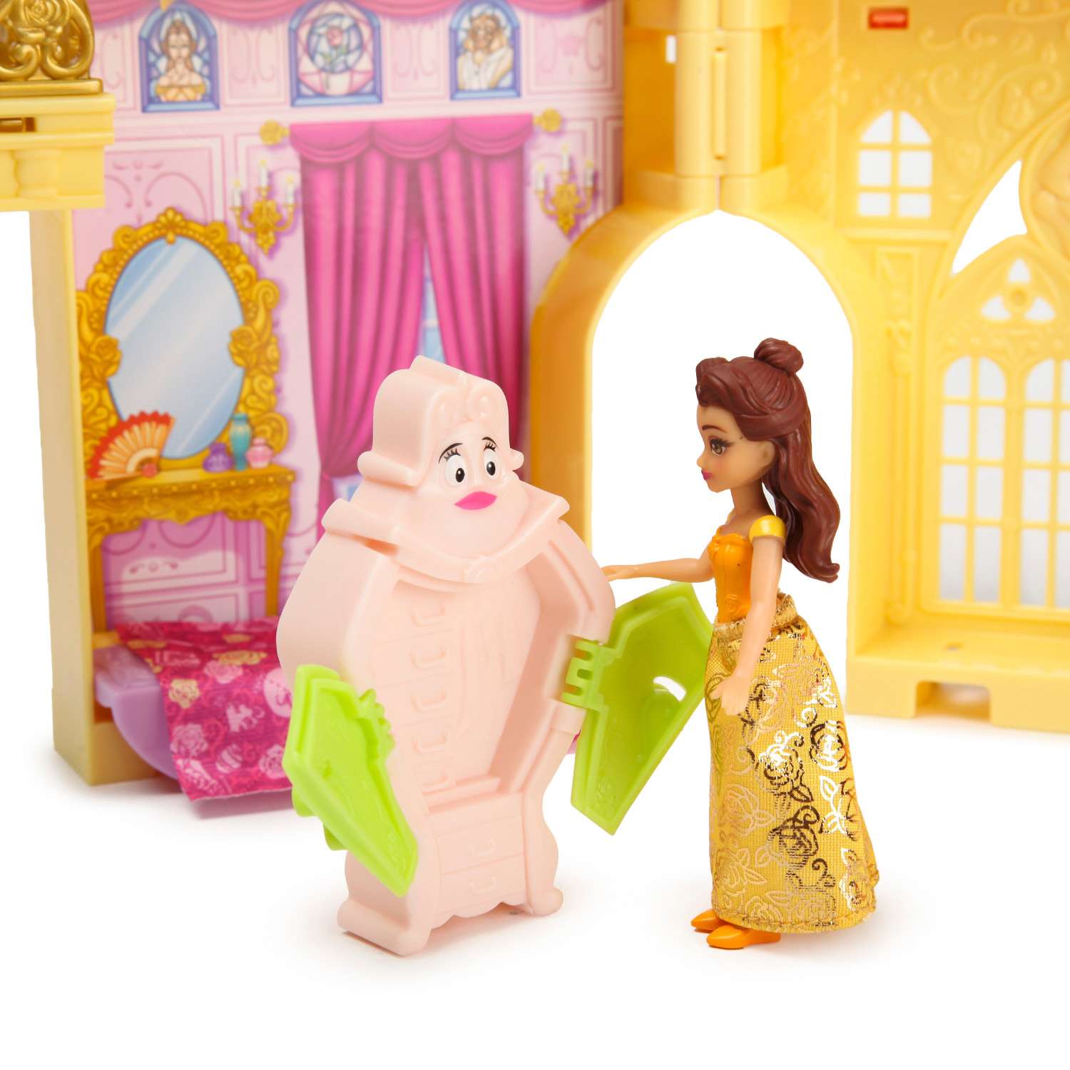 Кукла мини Disney Princess Замок Белль HLW94 - фото 9