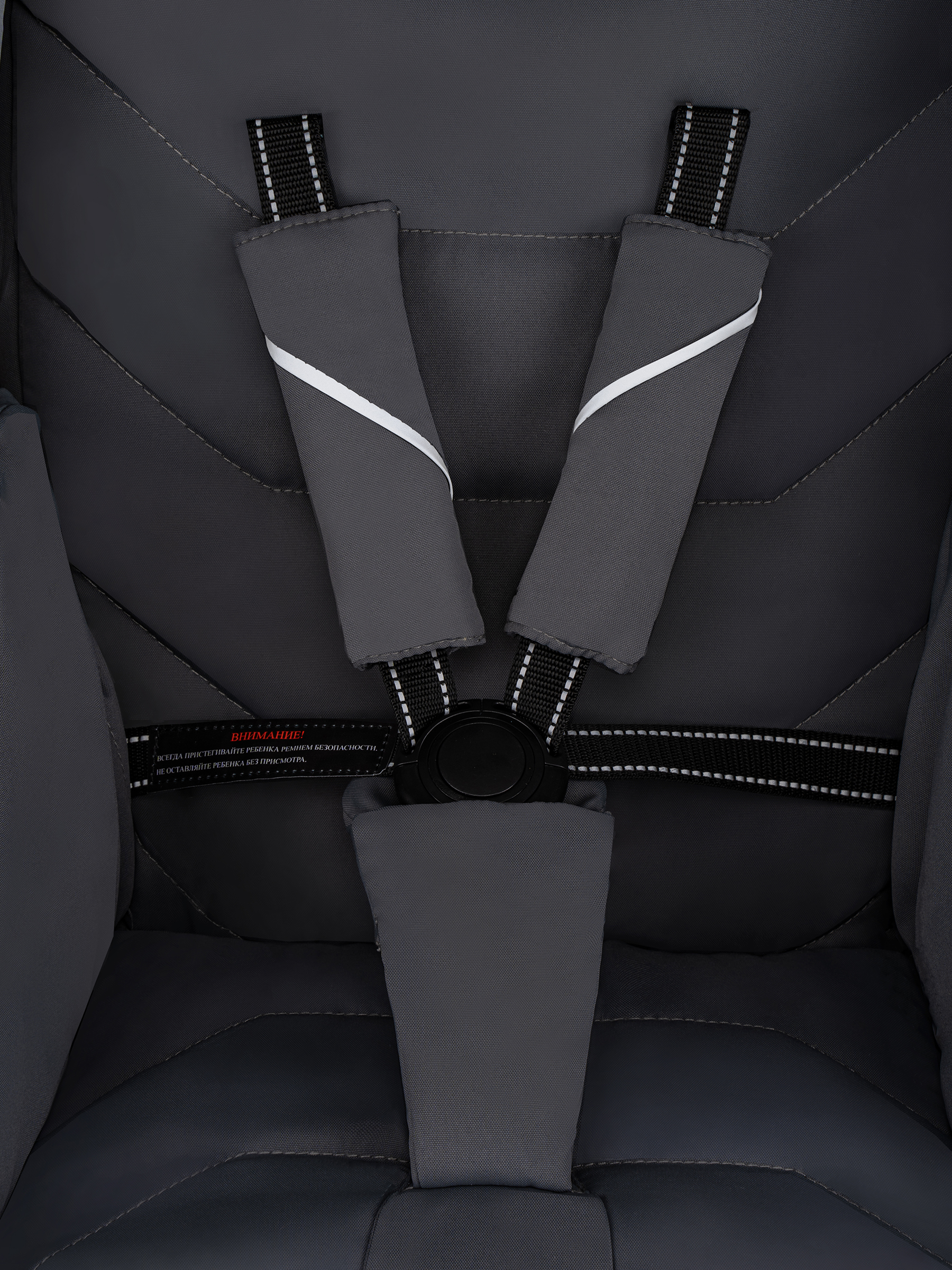 Коляска 3в1 JOVOLA Swift Plus темно-серый - фото 24