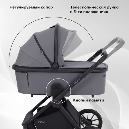 Коляска 2в1 Rant Falcon Neo серый