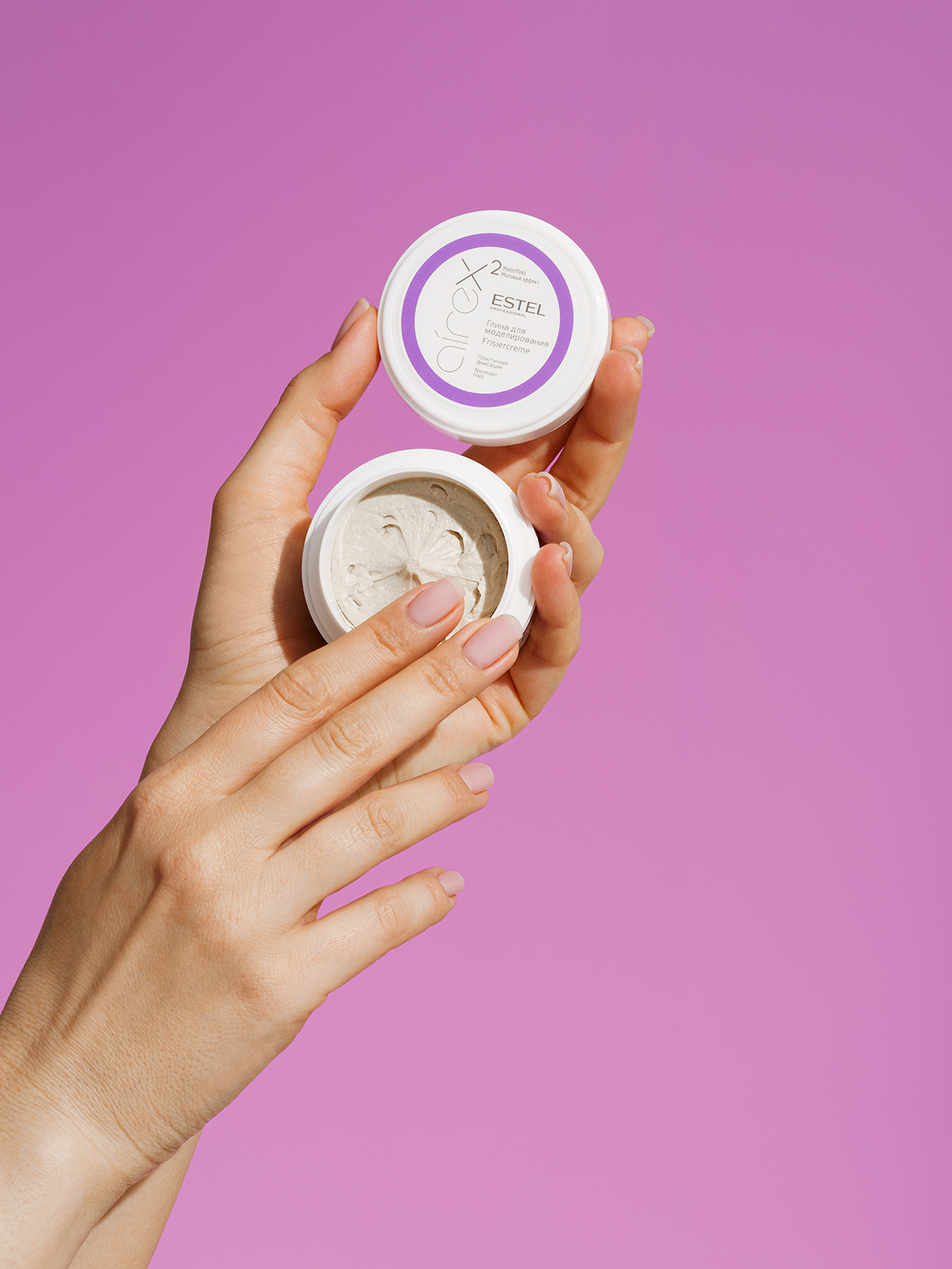 Глина ESTEL AIREX пластичной фиксации для моделирования 65 мл - фото 3