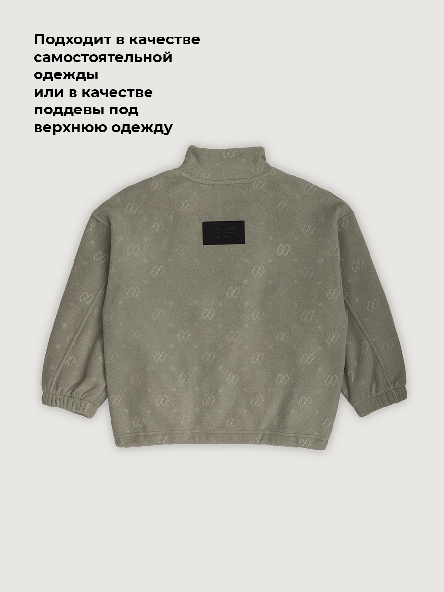 Толстовка NIKASTYLE 4т40326 оливковый - фото 5