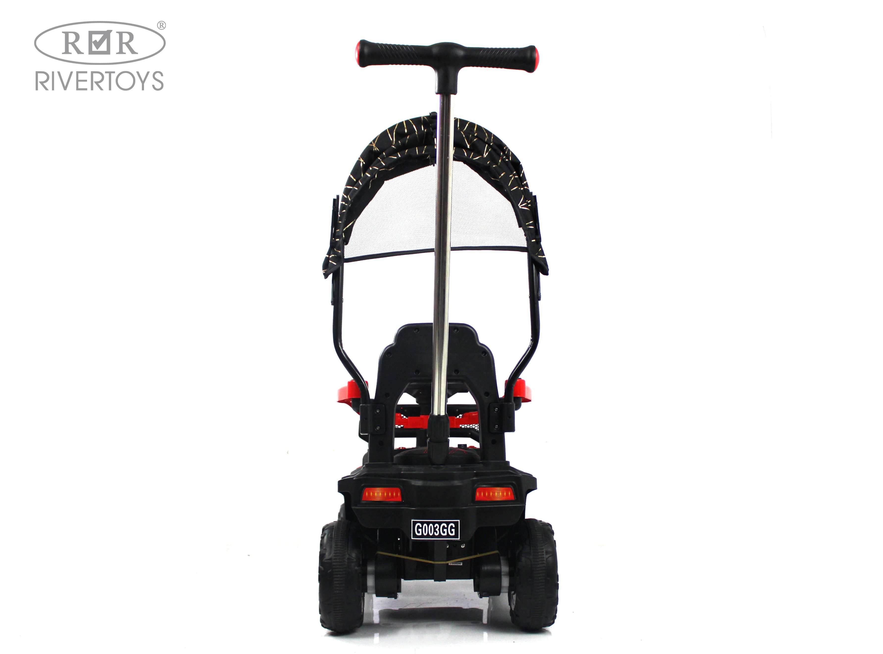 Электромобиль RIVERTOYS G003GG-RED С пультом ДУ - фото 16