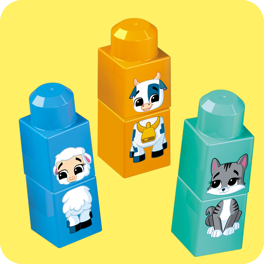 Конструктор Mega Bloks Build & Match Animal Tractor 30 дет. - фото 3