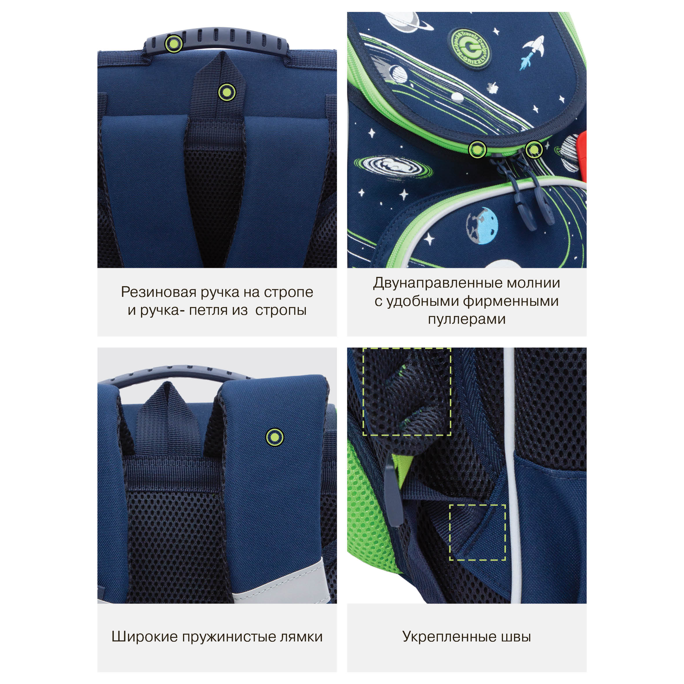 Ранец Grizzly для мальчика - фото 13