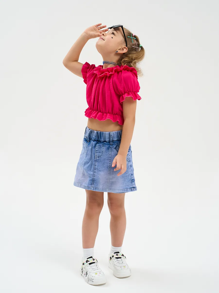 Юбка-шорты RuStyle ЛД-юбкшорт-гол - фото 8