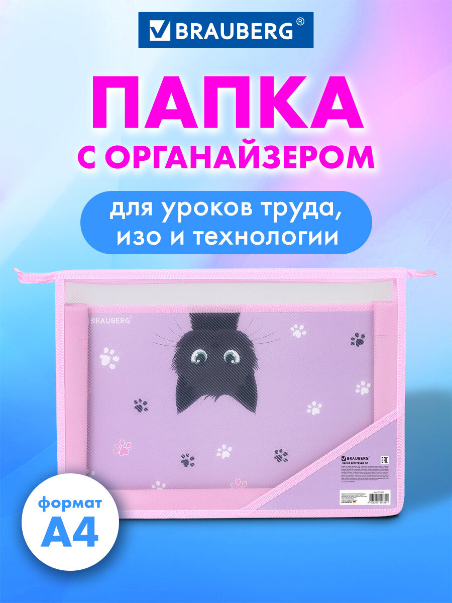 Папка для труда Brauberg А4 - фото 1