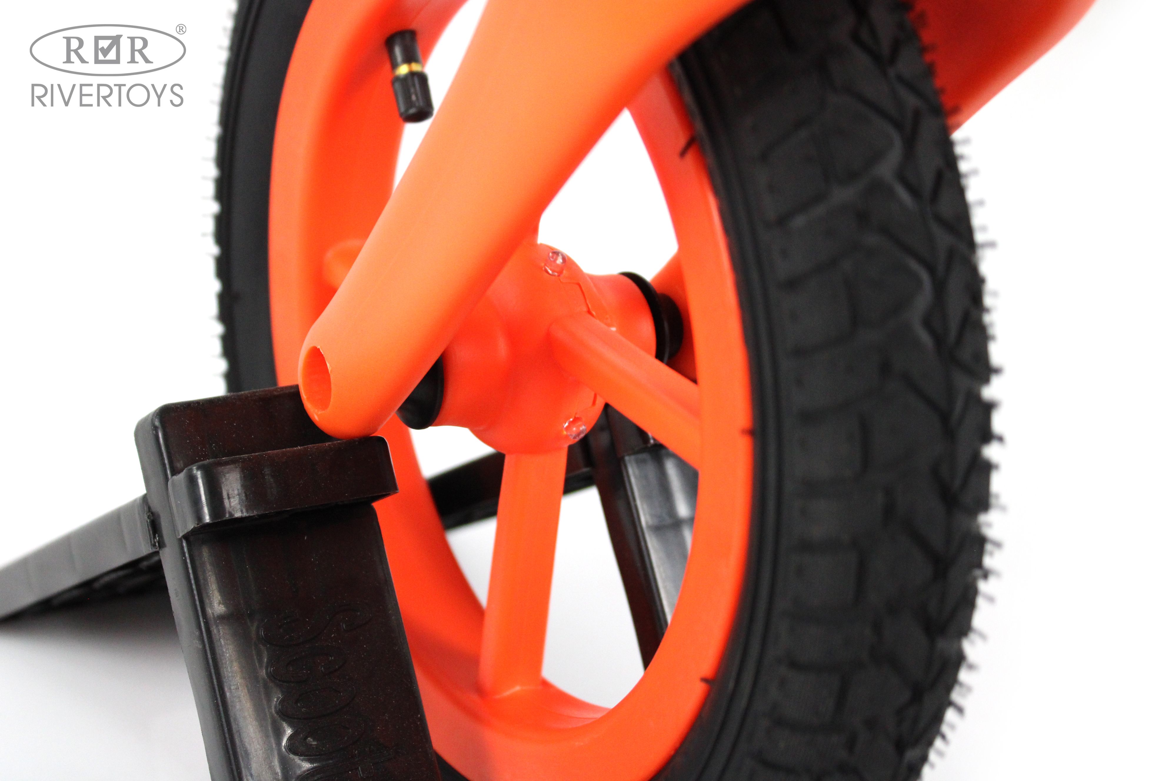 Двухколесный беговел RIVERTOYS 12 дюймов - фото 6