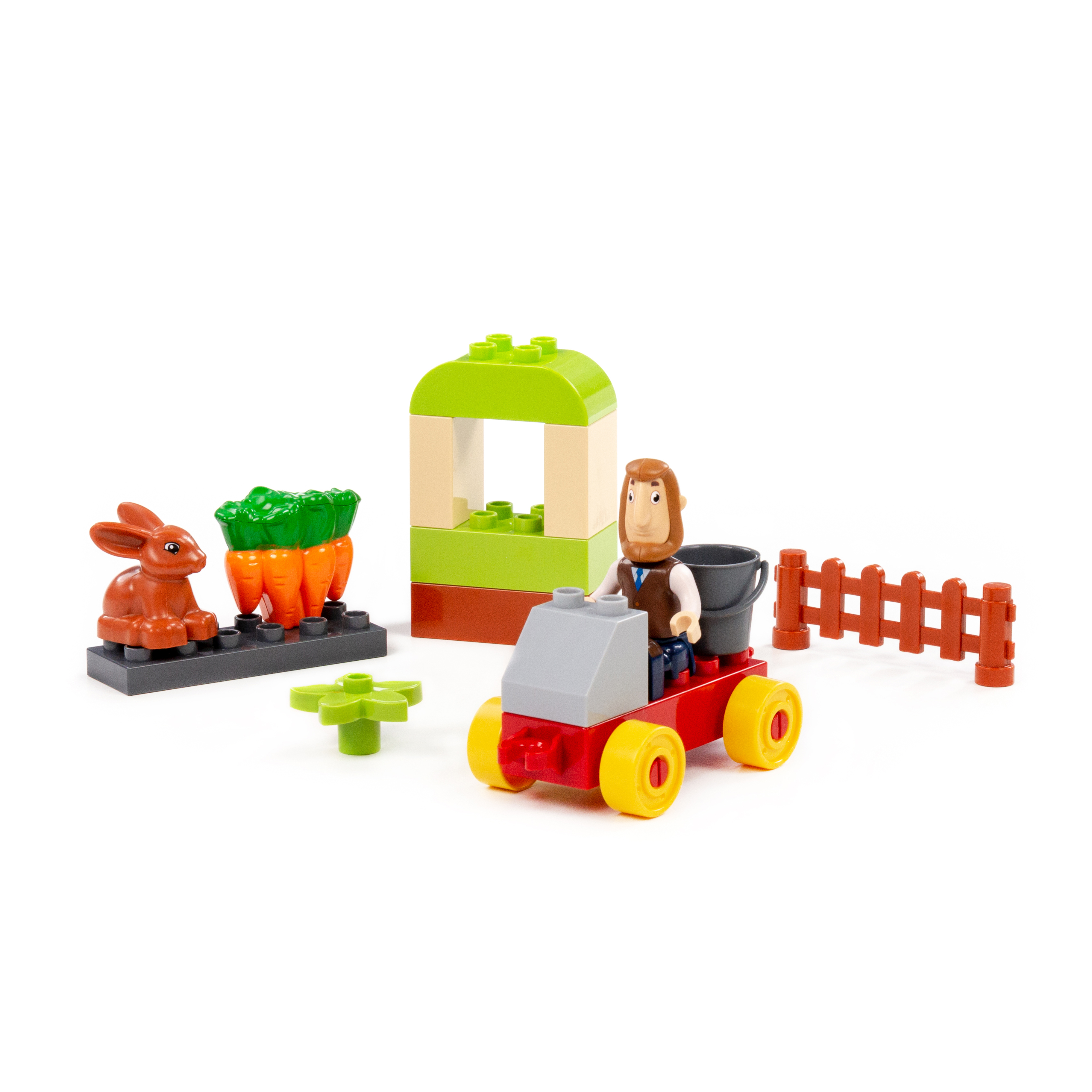 Конструктор Полесье Папа на поле 18 дет. - фото 3