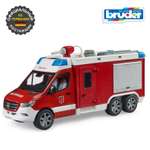 Пожарная машина Bruder Mercedes (свет, звук) 1:16