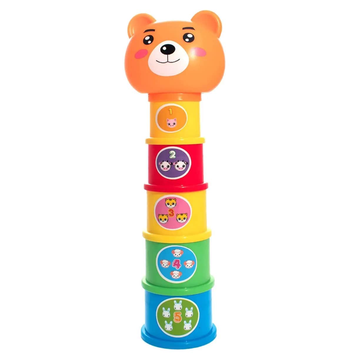 Игрушка Toys Lab пирамидка Веселый зоопарк - фото 1