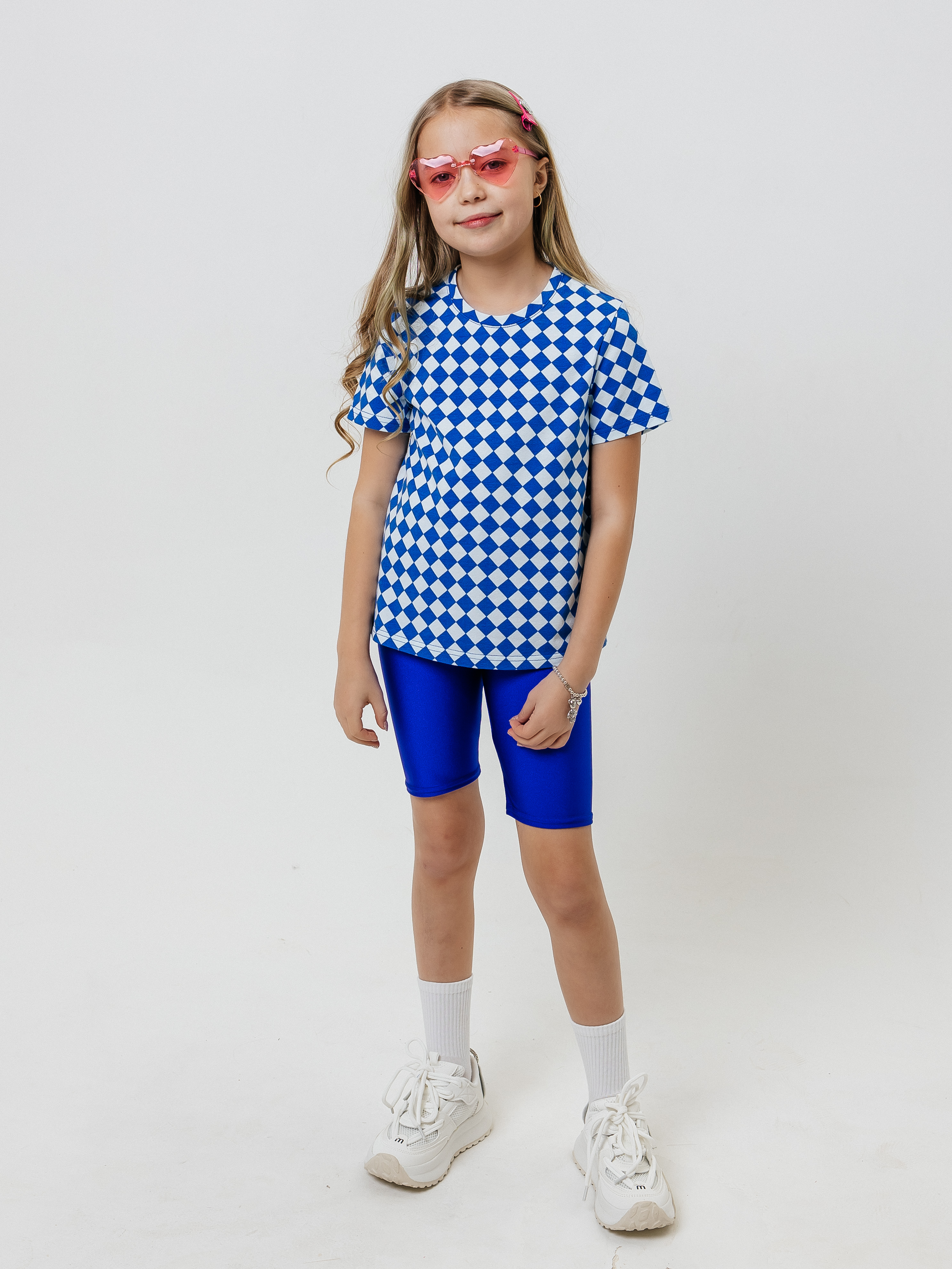 Футболка Селтекс Ю_ФК34 ромбы электрик - фото 13