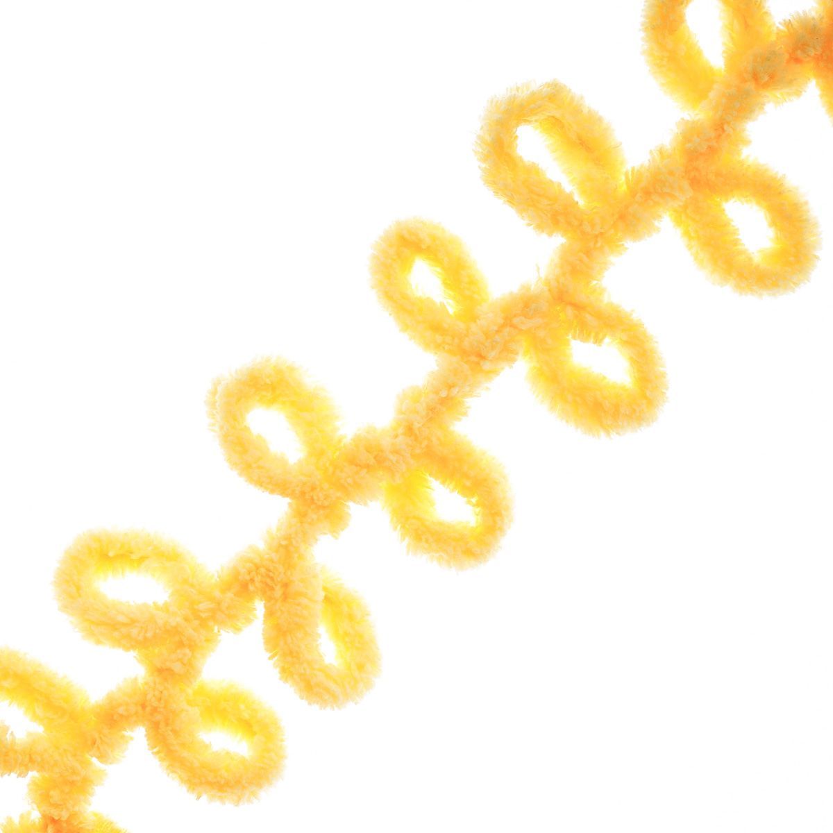 Пряжа для вязания Alize puffy 100 г 9 м микрополиэстер фантазийная плюшевая 509 желтый 5 мотков - фото 4