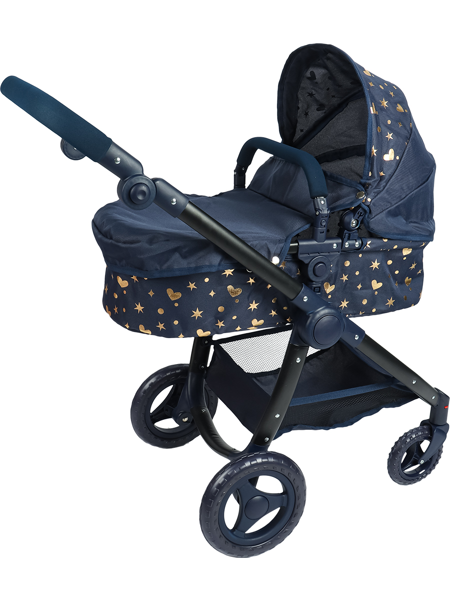 Коляска-трансформер для кукол Рыжий кот 9696-BS - фото 1