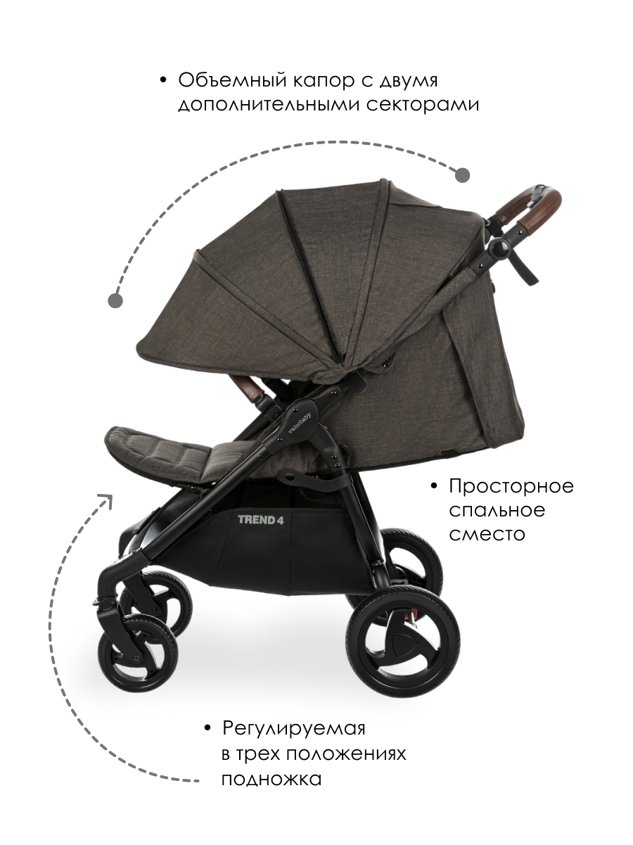 Коляска прогулочная Valco baby Snap 4 серый - фото 3