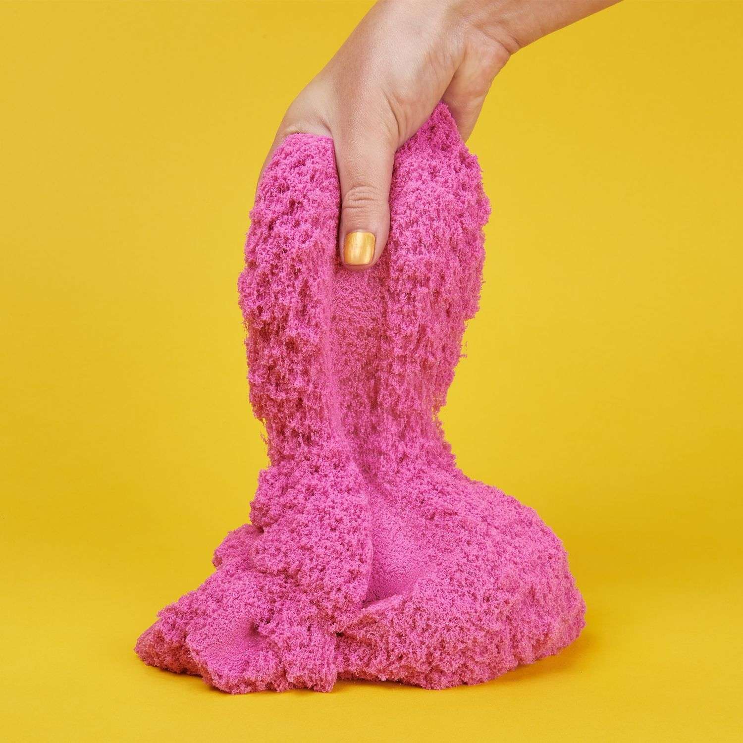 Кинетический песок Kinetic Sand 0.9 кг (розовый) - фото 4