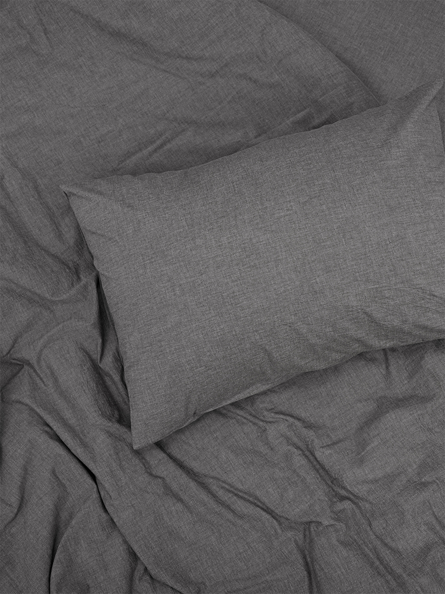 Комплект постельного белья BRAVO Organic графит 6 предм. - фото 3