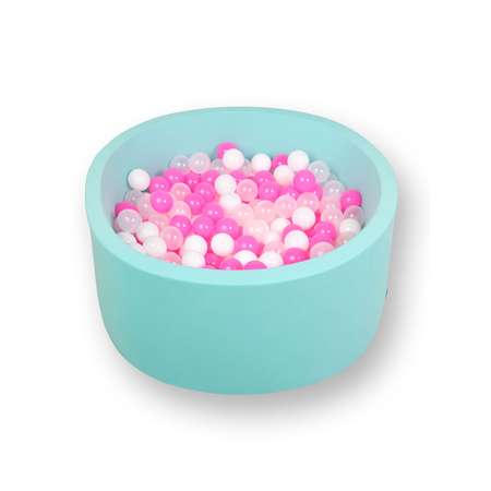 Бассейн Hotenok сухой игровой Коктейль мятный 100Х40 см 200 шариков sbh017