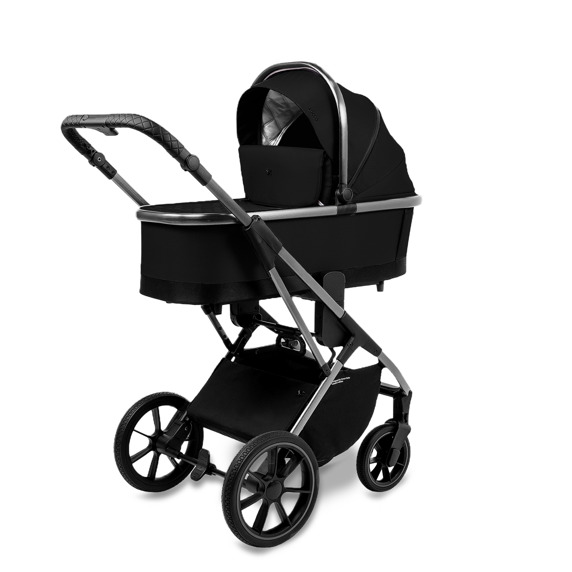 Коляска 2в1 Sweet Baby Rocco Black черный - фото 34