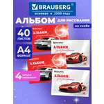 Альбом Brauberg А4 40 лист. 4 шт.
