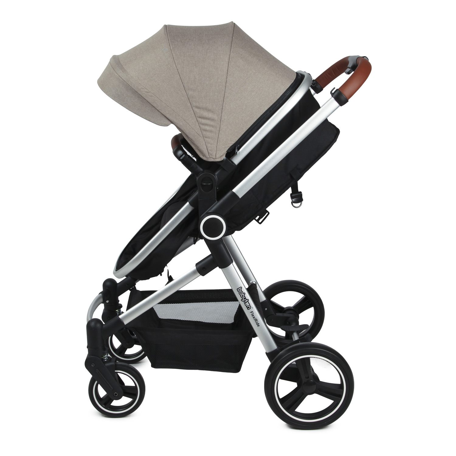 Коляска 3в1 Babyton Flexi Ride Black-Beige - фото 22